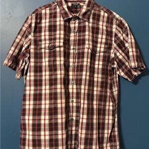 Apt. 9 Men's Red Plaid Shirt